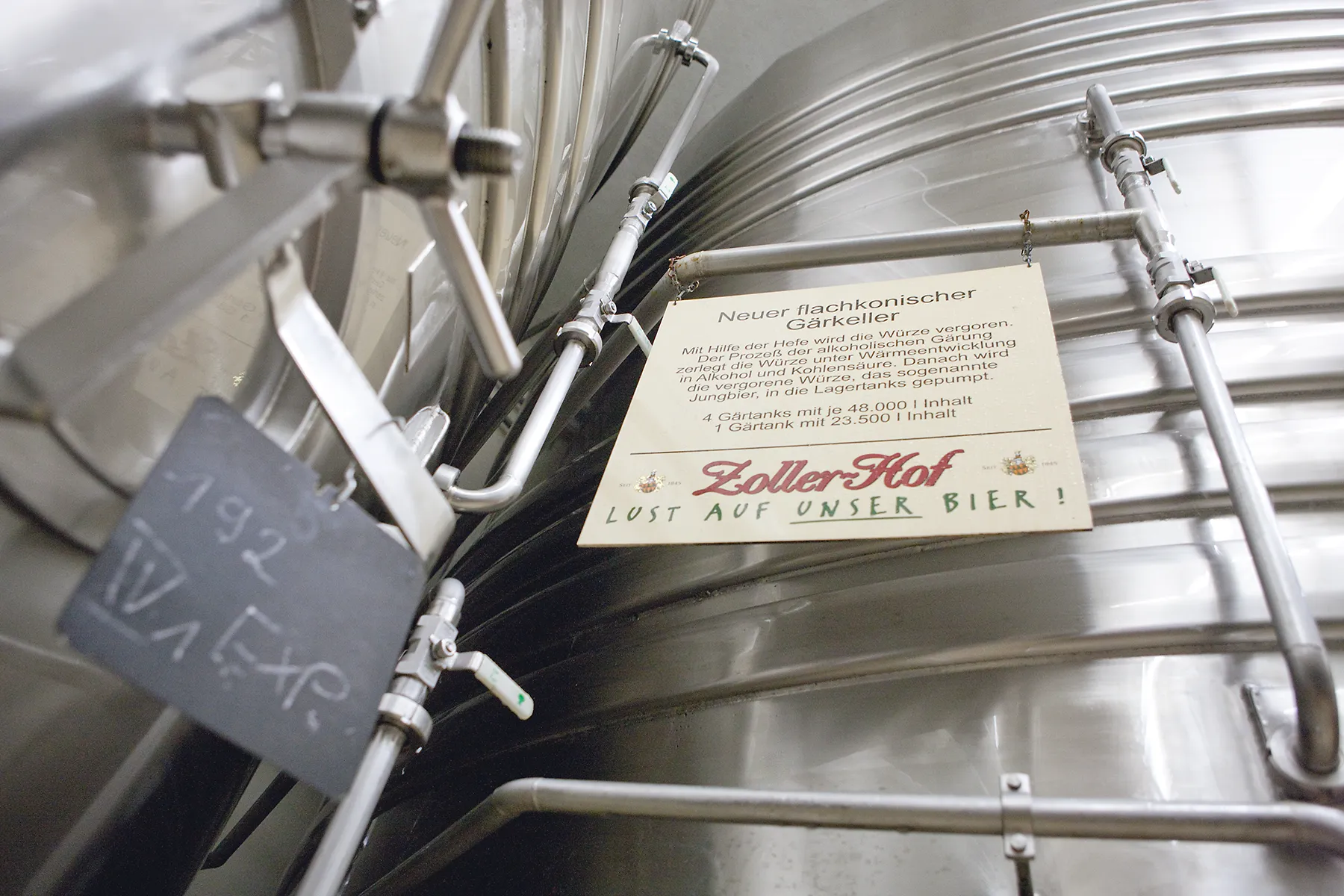 Innenansicht Brauerei Zoller-Hof